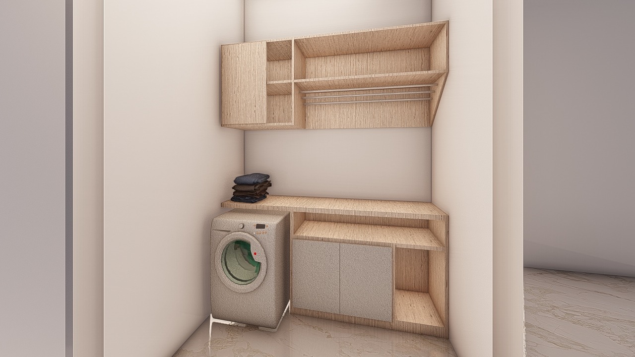 Area Laundry dan Storage Kustom