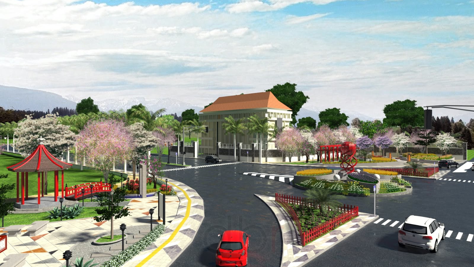 Masterplan Boulevard & Japanese Park Zone